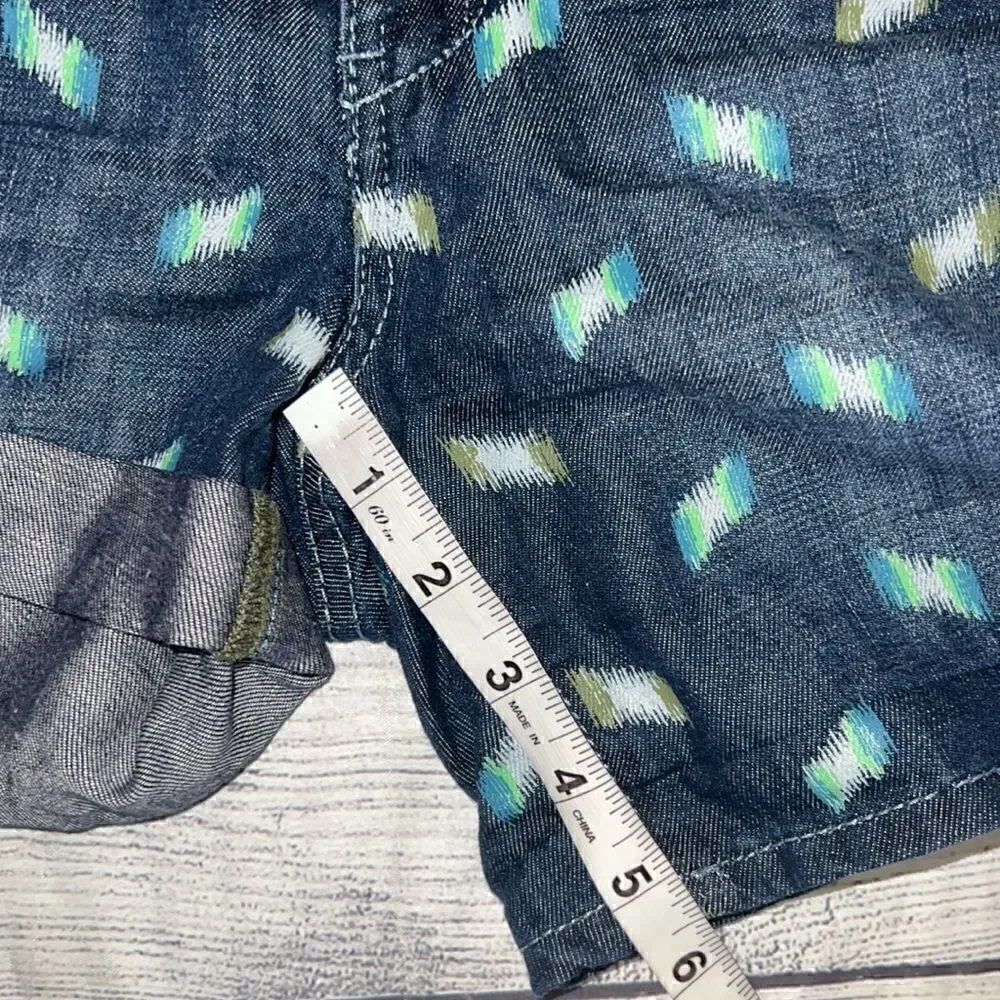 Anthropologie | Anthro Pilcro & the Letterpress Stet Art Brushstroke Print Short - Picture 6 of 7